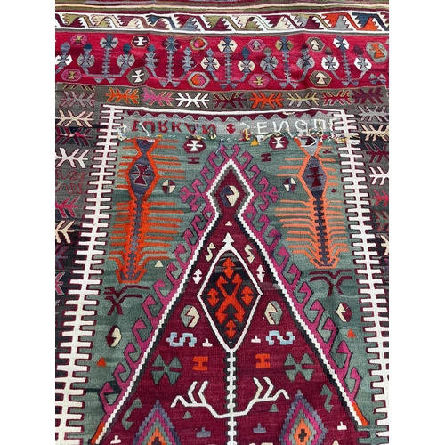 80 - ANATOLIAN PRAYER KILIM, 280cm x 175cm.