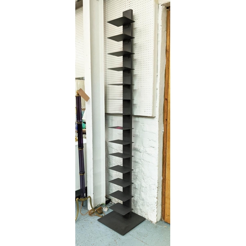 465 - STACKING BOOKCASE, 200cm H.