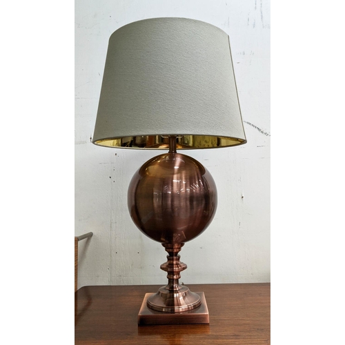 491 - TABLE LAMPS, two, of differing design, 65cm at tallest. (2)