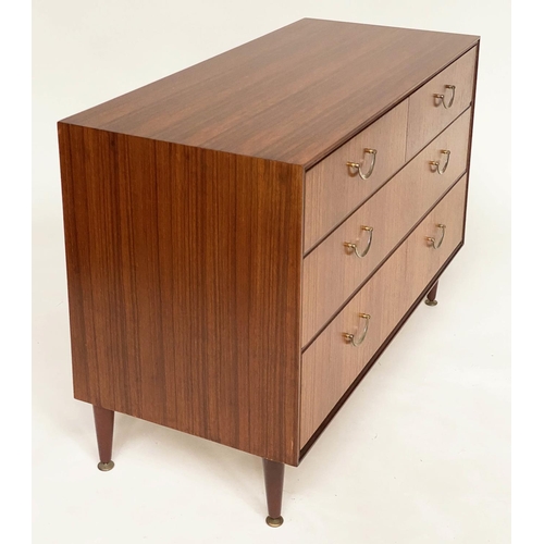 455 - MEREDEW CHEST, 1970s teak with two short and two long drawers, 102cm W x 46cm D x 78cm H.