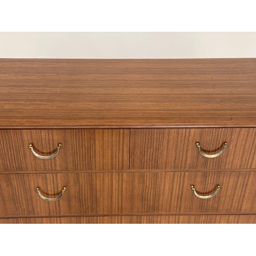 455 - MEREDEW CHEST, 1970s teak with two short and two long drawers, 102cm W x 46cm D x 78cm H.