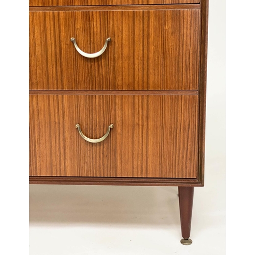 455 - MEREDEW CHEST, 1970s teak with two short and two long drawers, 102cm W x 46cm D x 78cm H.