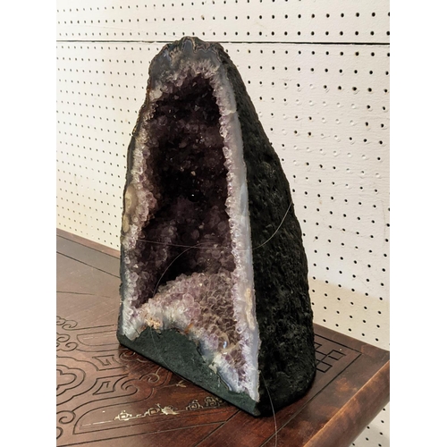 17 - AMETHYST GEODE, 32cm H.