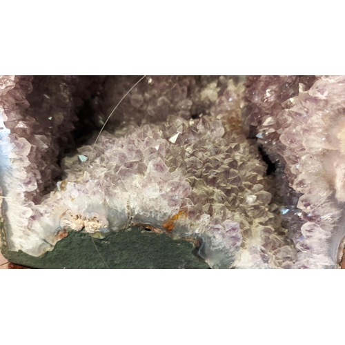 17 - AMETHYST GEODE, 32cm H.