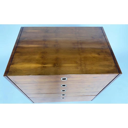 179 - CHEST, 1960s yewwood in the style of Robert Heritage for Archie Shine with five drawers, 70cm W x 77... 