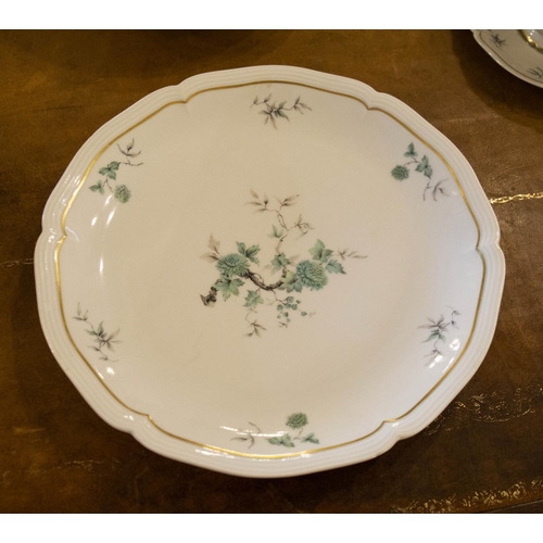 7 - LANTERNIER AND CO PART DINNER SERVICE, including eleven large dinner plates, twenty four plates, twe... 