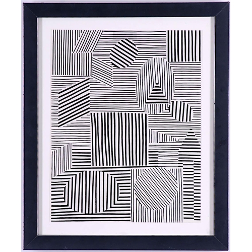62 - AFTER VICTOR VASARELY, Abstracts on Mylar, a set of three, each 38cm x 31cm overall. (3)