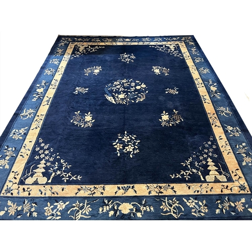 98 - CHINESE PEKING CARPET, 355cm x 280cm.