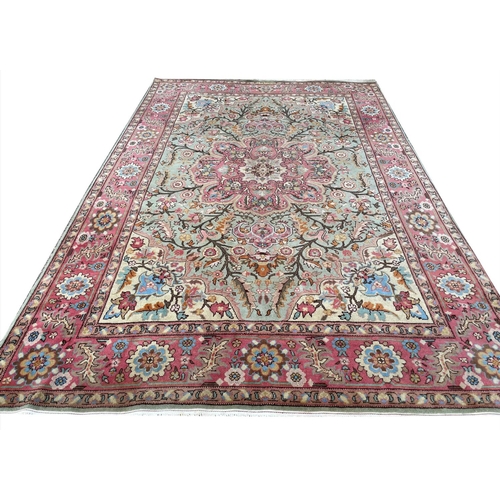 93 - MOHTASHAM DESIGN CARPET, 305cm x 204cm.