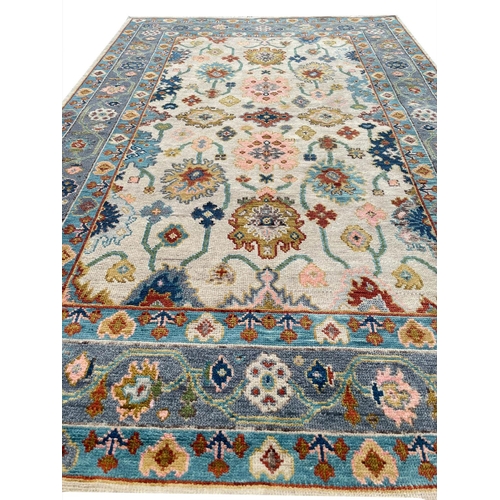 97 - CONTEMPORARY OUSHAK CARPET, 274cm x 179cm.