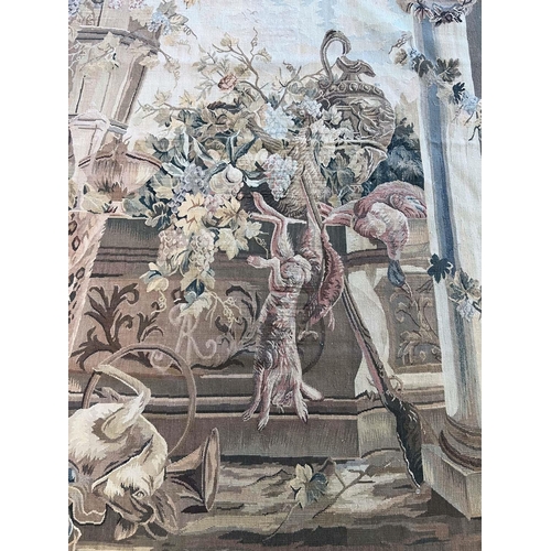 153 - 18TH CENTURY DESIGN TAPESTRY, 200cm x 164cm.