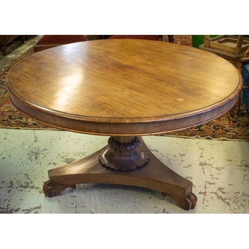 192 - BREAKFAST TABLE, 71cm H x 121cm, Victorian mahogany with circular tilt top.