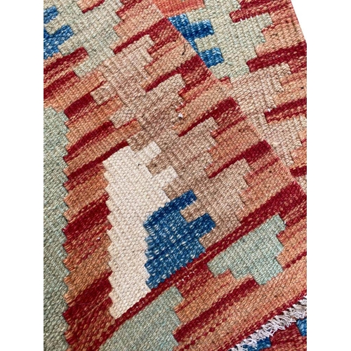 90 - ANATOLIAN KILIM LONG RUNNER, 670cm x 62cm.