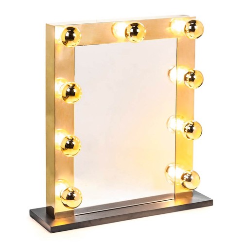 409 - HOLLYWOOD STYLE DRESSING MIRROR, 70cm x 120cm, light up frame.