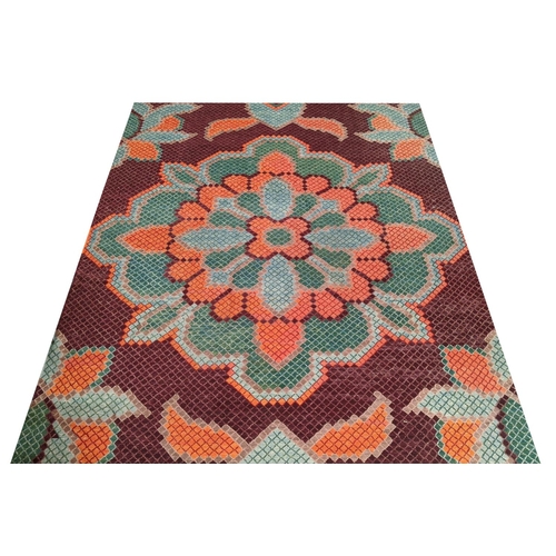 440 - HEIDARIAN DESIGN STUDIO SCHEMA KILIM RUG, 240cm x 172cm.