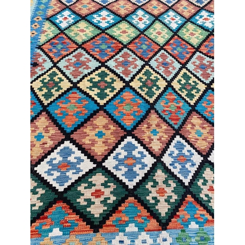 87 - ANATOLIAN KILIM, 295cm x 205cm.