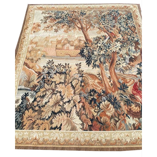 89 - 18th CENTURY DESIGN TAPESTRY, 190cm x 142cm.