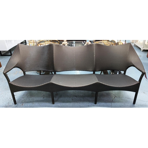 340 - JANUS ET CIE AMARI ALTA SOFA, by Janice Feldman, 216cm W.