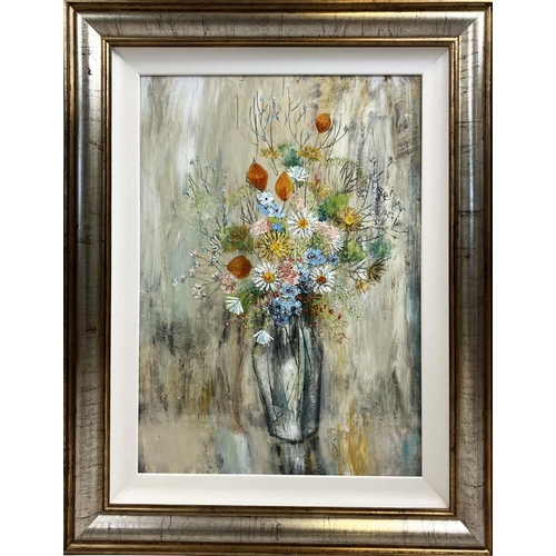 48 - OLEG SCENIOV, Still Life x 2, oil on canvas, 65cm x 46cm, signed, framed. (2)