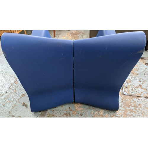 451 - GARDEN LOUNGE CHAIR, contemporary design, 76cm W.