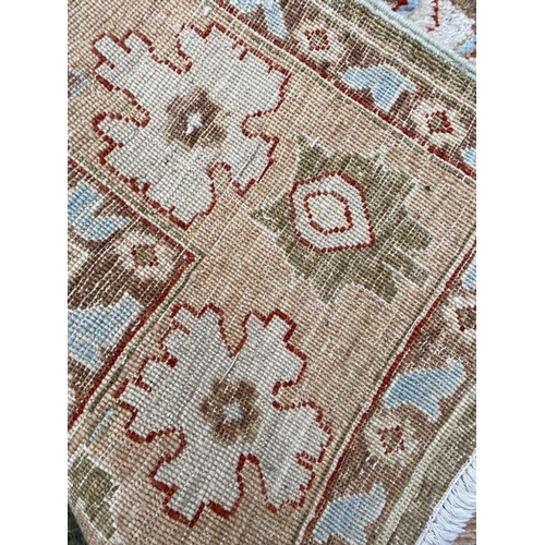 82 - FEREGHAN DESIGN CORRIDOR CARPET, 419cm x 123cm.