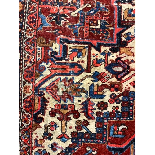 107 - ANTIQUE HERIZ CARPET, 330cm x 250cm.