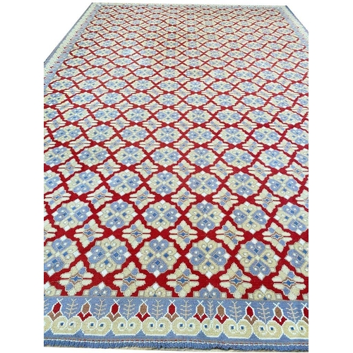 111 - ANTIQUE PORTUGUESE CARPET, 400cm x 265cm.