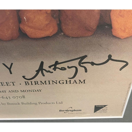 33 - ANTONY GORMLEY 'Field for the British Isles', signed original exhibition poster, 1995, Ikon Gallery,... 