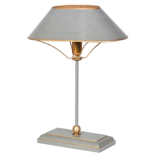 437 - BOUILLOTTE STYLE TABLE LAMPS, a pair, 42cm x 31cm x 20cm.