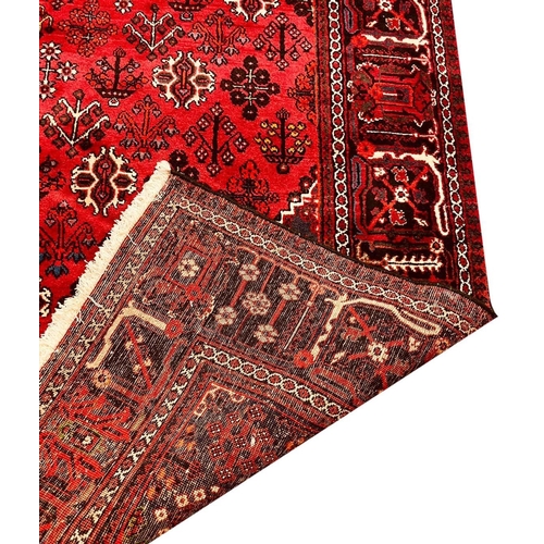 122 - PERSIAN JOSHAGAN CARPET, 355cm x 245cm.