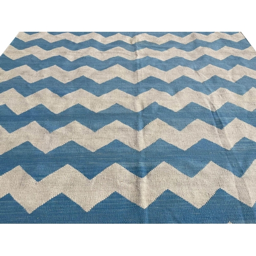 126 - CONTEMPORARY SWEDISH DESIGN KILIM, 225cm x 175cm.