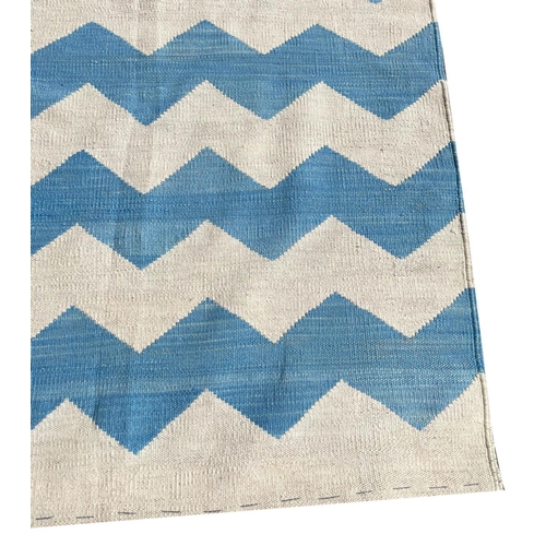 126 - CONTEMPORARY SWEDISH DESIGN KILIM, 225cm x 175cm.