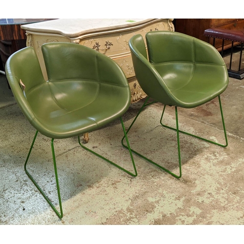 368 - MOROSO FJORD CHAIRS BY PATRICIA URQUIOLA, a pair, 77cm H approx. (2)