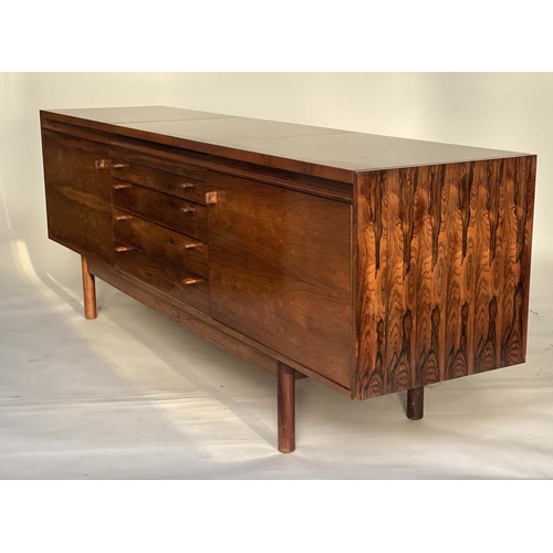 381 - ARCHIE SHINE GRANVILLE SIDEBOARD, by Robert Heritage, early 1970s fitted hotplate over four drawers ... 