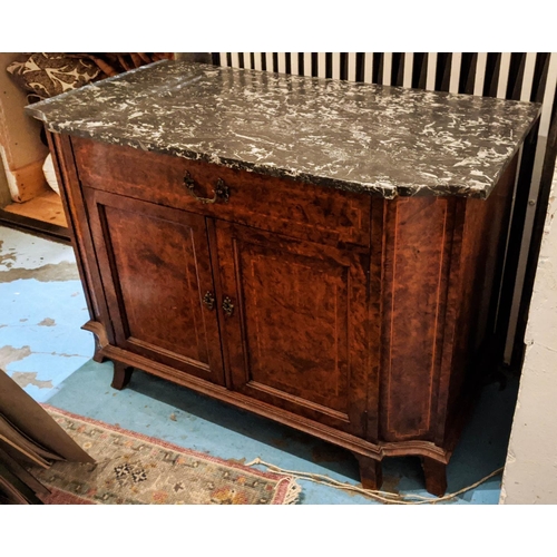 208 - SIDE CABINET, 99cm W x 77cm H x 51cm D late 19th century French Thuya wood and satinwood banded with... 