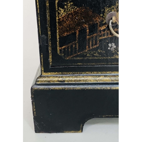 266 - CHINOISERIE CHEST, Chinese export style by Oka with two short above three long drawers, 82cm W x 85c... 