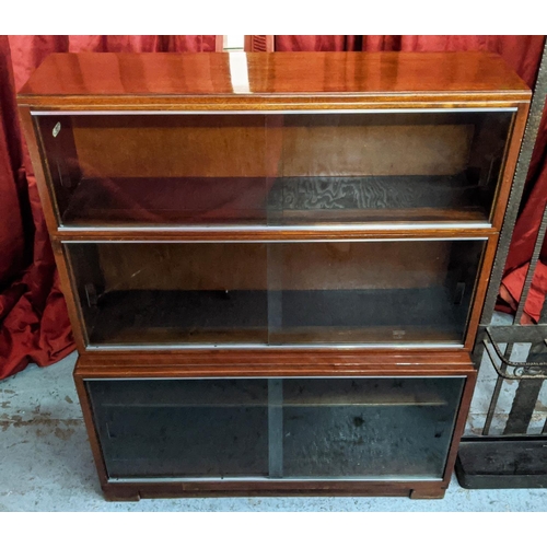 310 - MODULAR BOOKCASE MINTY OF OXFORD, 89cm x 30cm x 108cm, , vintage mid century English.