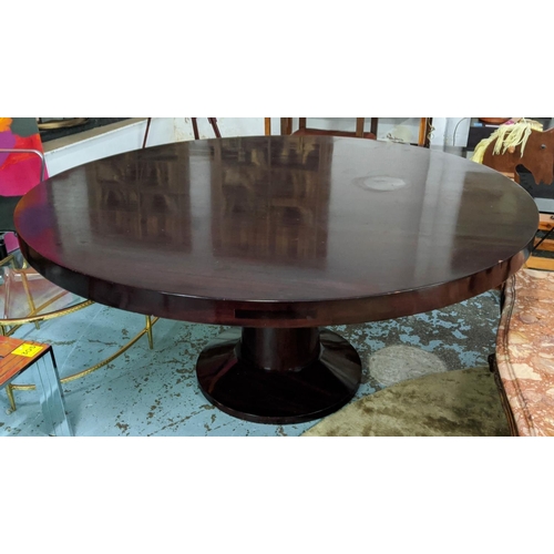 377 - DINING TABLE, 150cm x 76cm H, Art Deco style design.