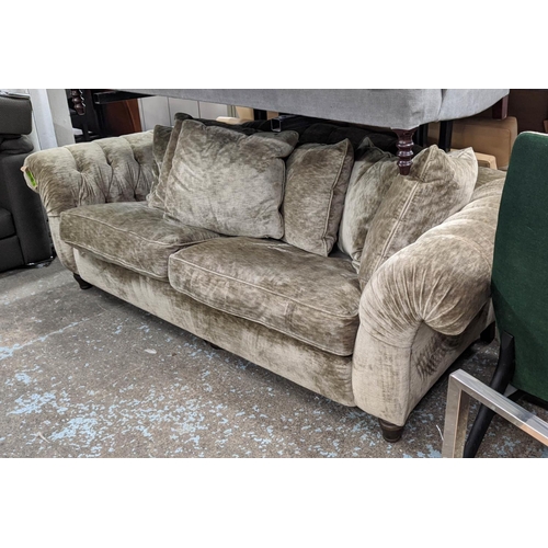 496 - JOHN SANKEY BLOOMSBURY SOFA, 240cm W.