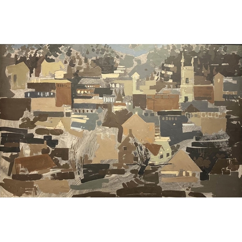 61 - MANNER OF ROBERT SADLER (1909-2001), 'View in Cornwall - Penzance', Oil on Panel,  58cm x 88cm, fram... 