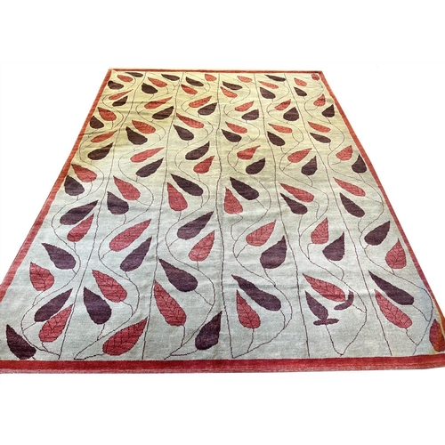 98 - CONTEMPORARY INDIAN CARPET, 342cm x 246cm.