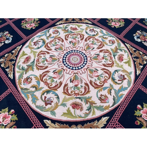 123 - FINE SAVONNERIE DESIGN NEEDLEPOINT CARPET, 600cm x 404cm.