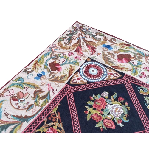 123 - FINE SAVONNERIE DESIGN NEEDLEPOINT CARPET, 600cm x 404cm.