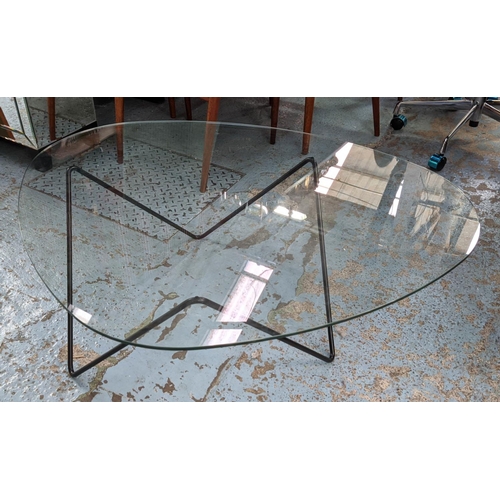 305 - GUBI PEDRERA TABLE, by Barba Corsini, 38cm H x 105cm W x 80cm D.