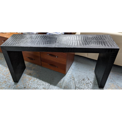 309 - FENDI CONSOLE TABLE, 140cm x 35cm x 72cm.