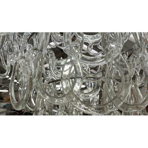 325 - VAUGHAN SORBONNE GLASS CHANDELIER, 86.4cm x 68.5cm x 68.5cm.