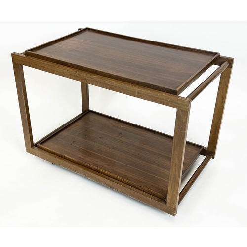 336 - CASSINA 762 SERVING TROLLEY BY TRESOLDI AND SALVIATI, 80cm x 45cm x 59cm, vintage 1960s.