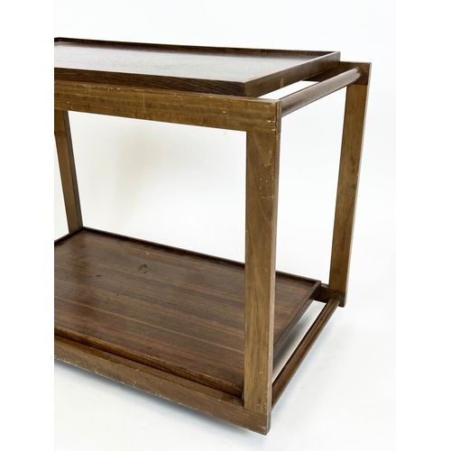 336 - CASSINA 762 SERVING TROLLEY BY TRESOLDI AND SALVIATI, 80cm x 45cm x 59cm, vintage 1960s.