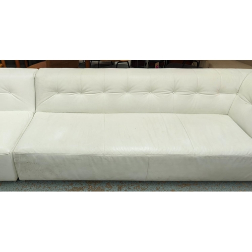 348 - LIGNE ROSET MALHAUN MODULAR SOFA BY DIDIER GOMEZ, 450cm x 103cm x 65cm.