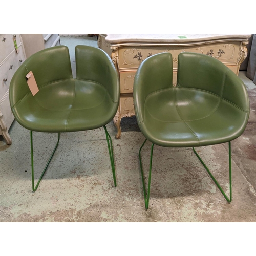 368 - MOROSO FJORD CHAIRS BY PATRICIA URQUIOLA, a pair, 77cm H approx. (2)